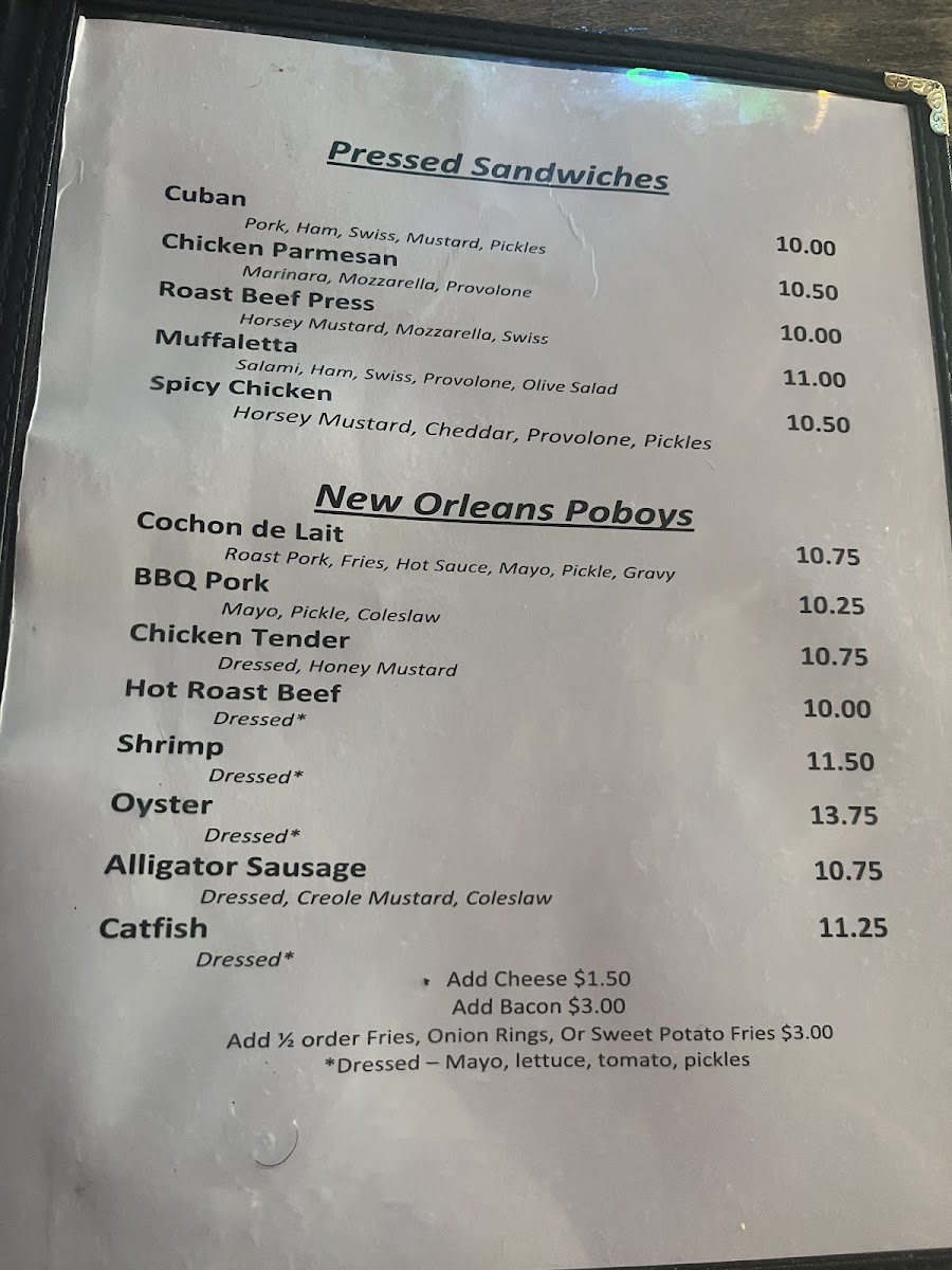 Cajun Mikes Pub & Grub Menu - Image 2